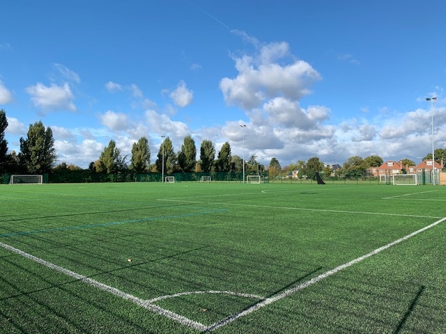 Close up of the 3G astro pitch