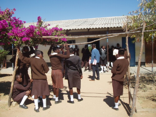 School hut in Zimbabwe