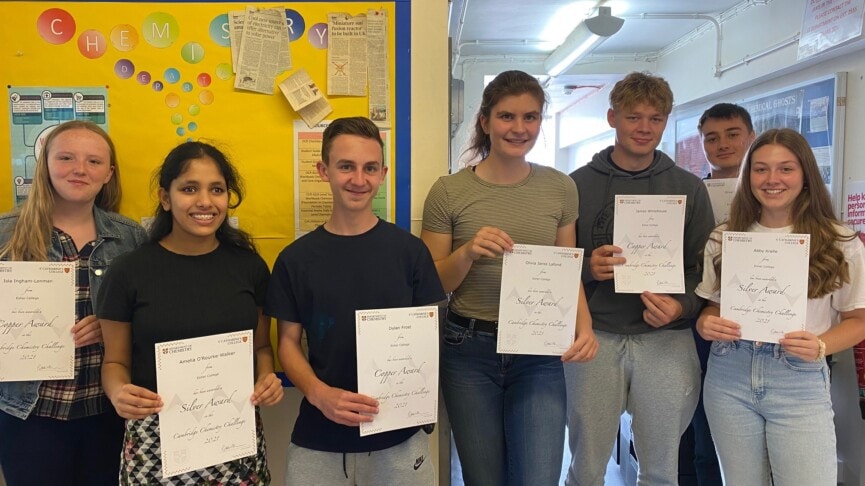Chemistry Group Holding Certificates