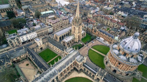 Oxford University Birds Eye View