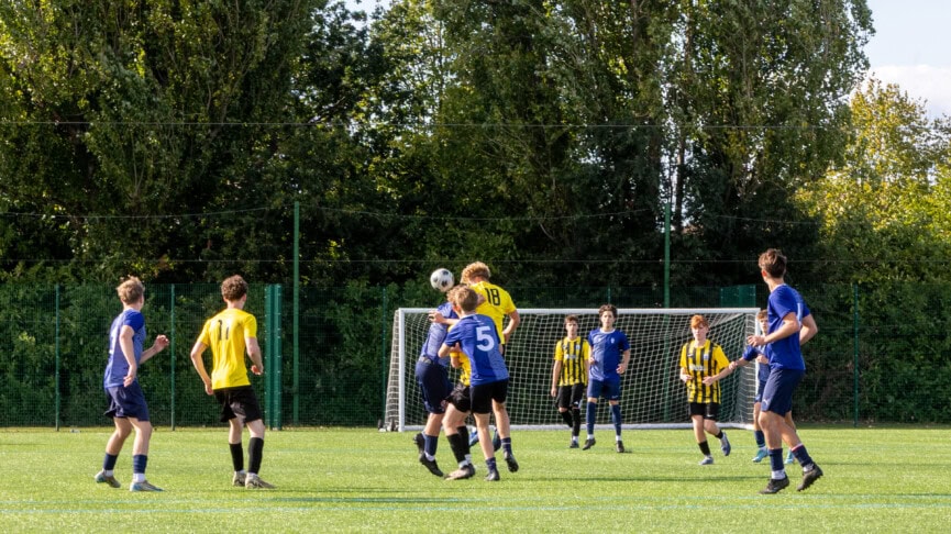 football game at College