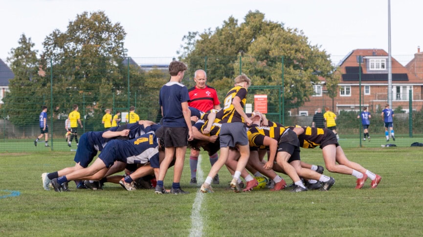 rugby scrum