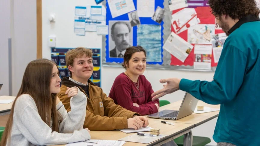 jack talking to his sociology class