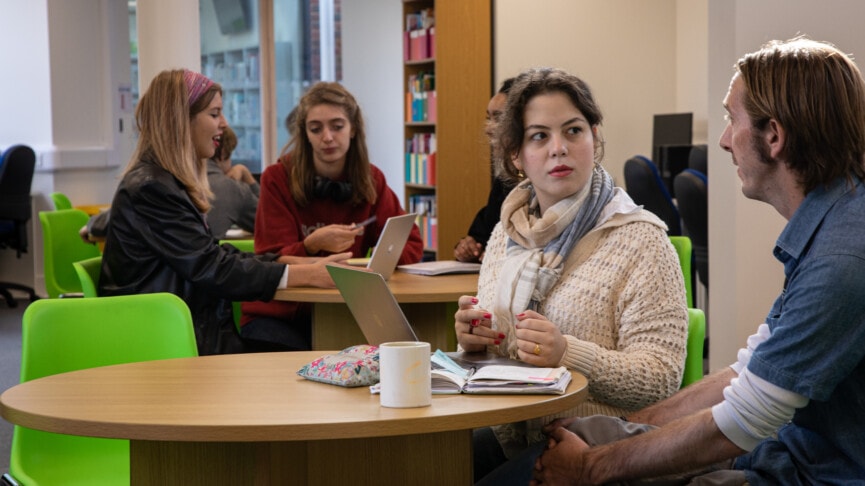 Eda with tutor in study centre