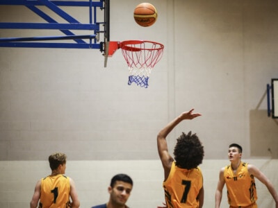 Esher Men Playing Basketball