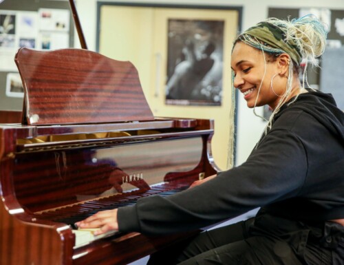 Girl Playing Piano