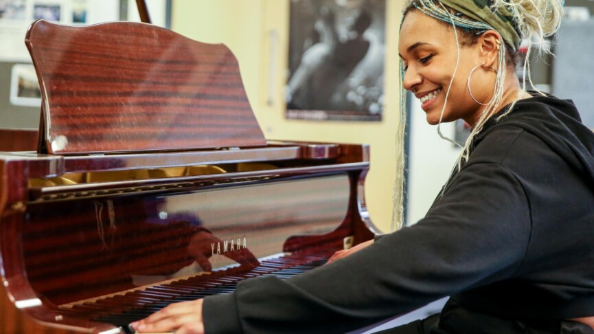 Girl Playing Piano