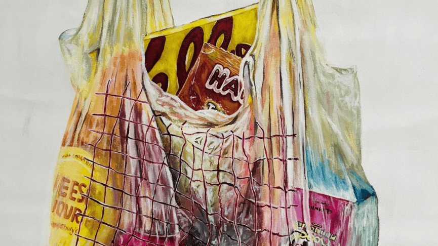 Drawing of a Shopping Bag 2025