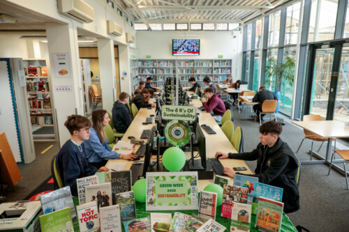 LRC1 students studying