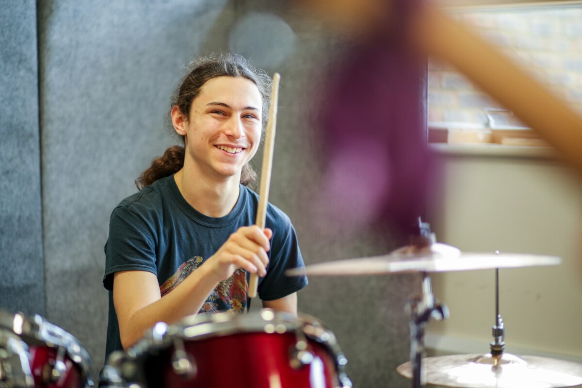 Drummer Music Student