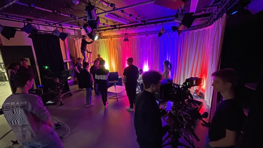 TV and film Rainbow Studio Shot