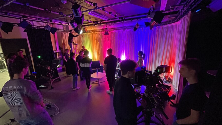 Rainbow Studio Shot