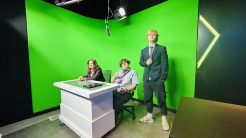 Film Students visit Sky studios