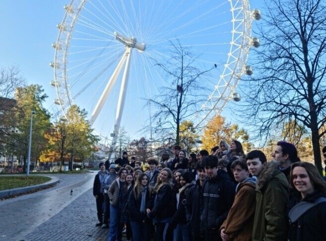 Students By London Eye
