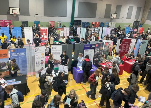 Higher Education Fair In Sports Hall