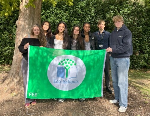 Esher Student Union With Flag