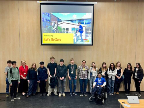 Sustainable careers talk in College Theatre