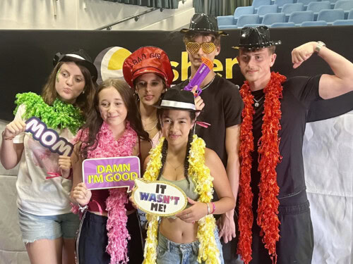 Students in dress up at summer festival