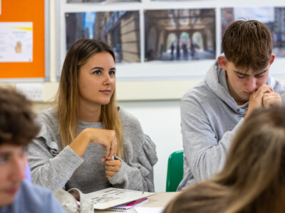 Students in a lesson