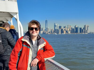 Teacher Tom Waterton in New York