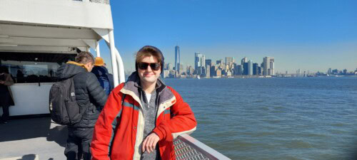 Teacher Tom Waterton in New York