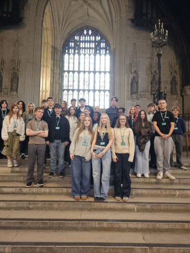 students on parliament house