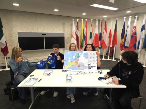 students in Europe house