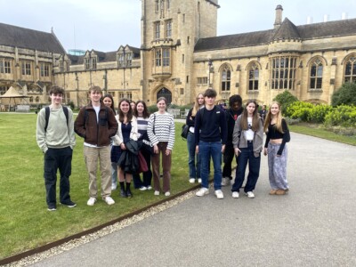 Group Shot Outside Mansfield College
