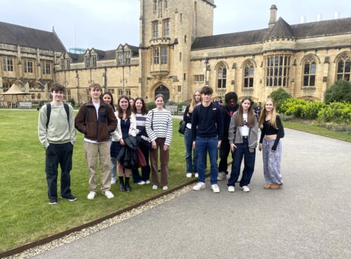 Group Shot Outside Mansfield College