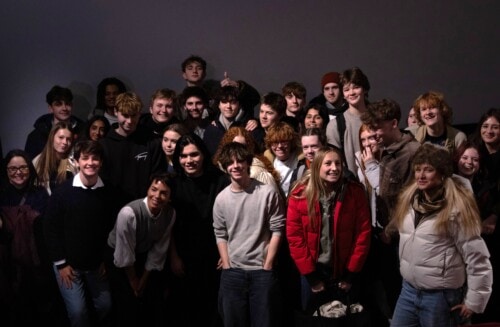 Group Shot With Brazilian Film Director