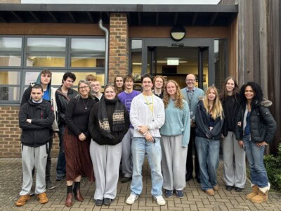 Music students With Callum garland