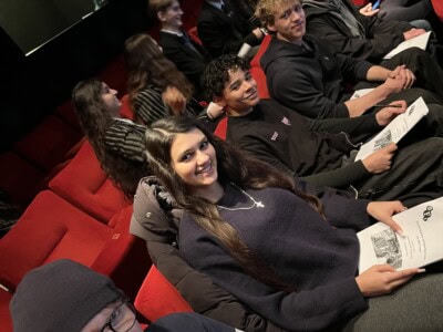 french A level students at the BFI