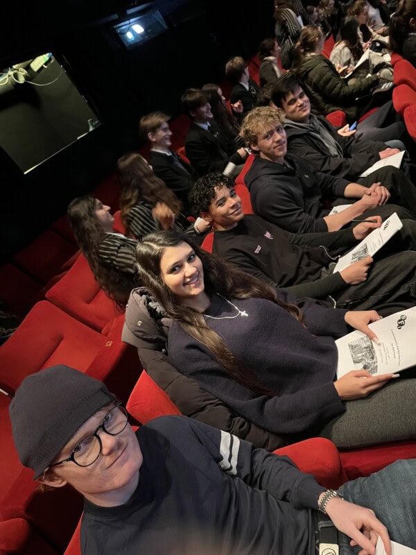 french A level students at the BFI