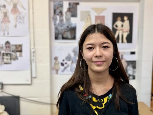 Fashion student Kin Yee