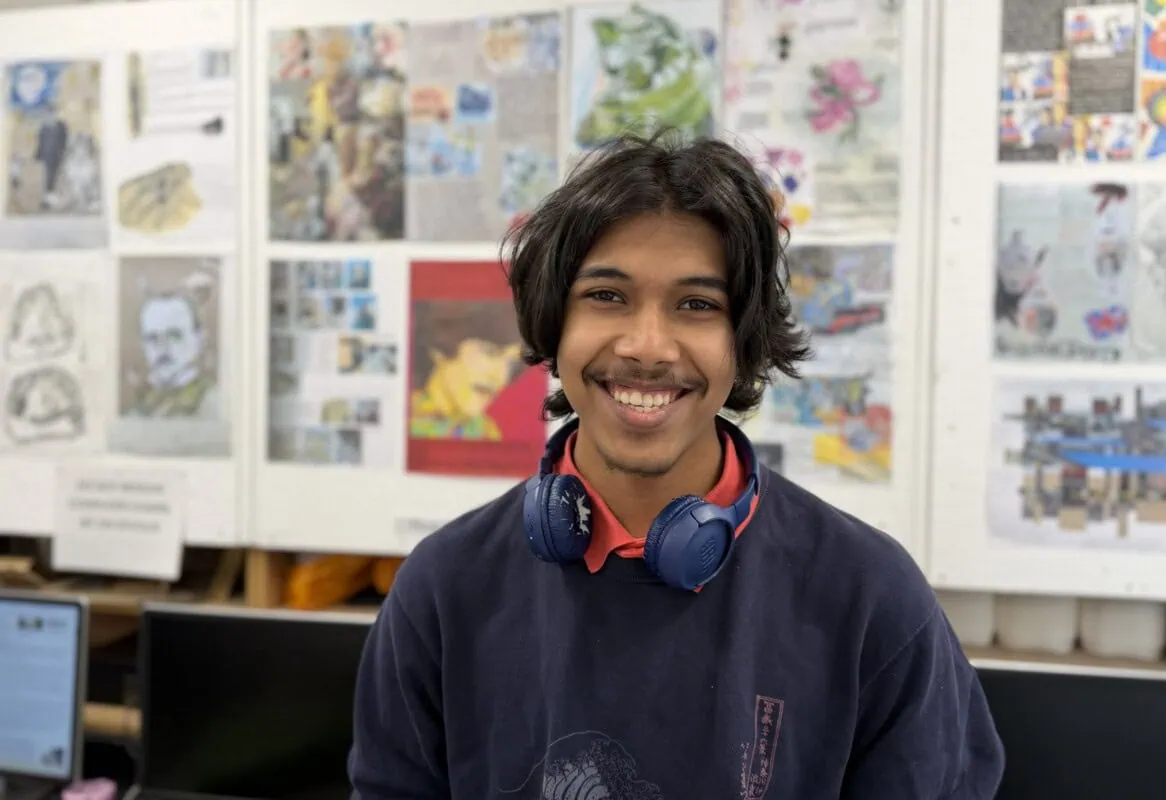 art and design student Zain