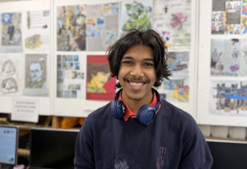 art and design student Zain