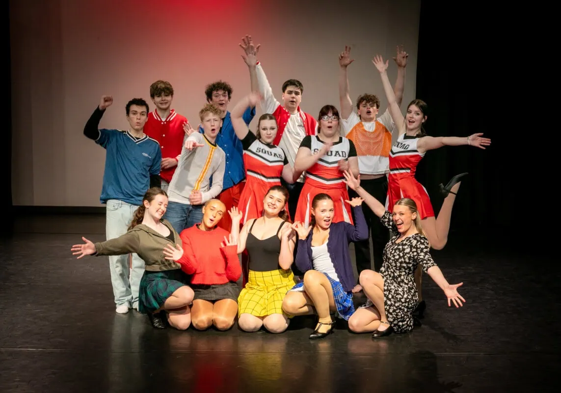 Performing arts student sin musical showcase