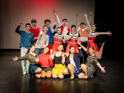 Performing arts student sin musical showcase