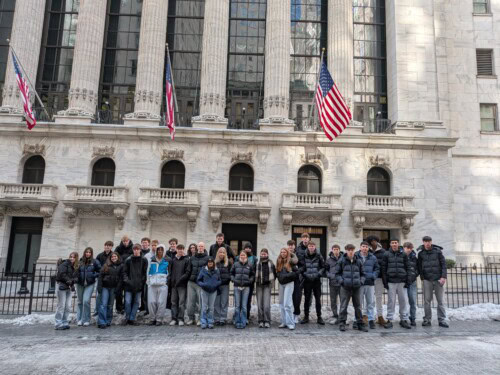 Standing Outside The Us Reserve Bank