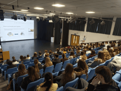 Students In College Theatre