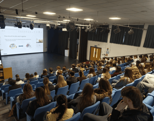 Students In College Theatre