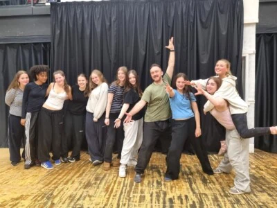 Drama students in a workshop