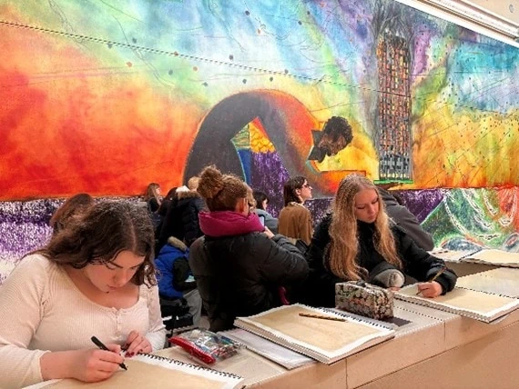 Art Students at the tate britain