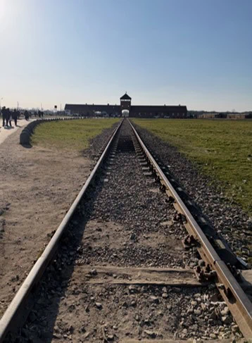 Train Tracks To Auschwitz