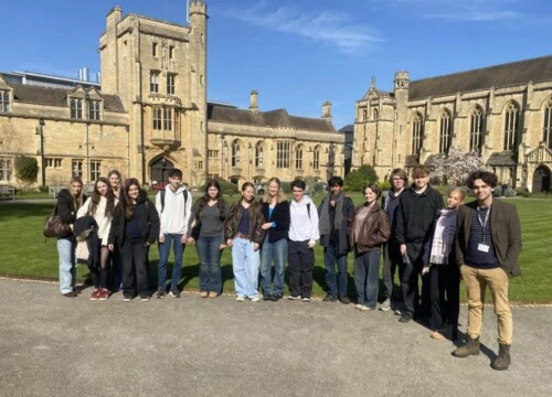 Students at Mansfield college oxford