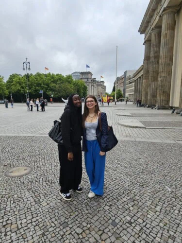 Politics students kundai and emily