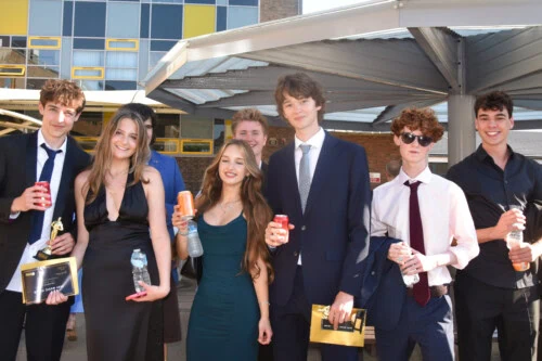 students enjoying themselves at the esher oscars