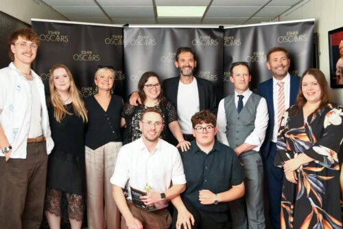 media, film and photography staff at esher oscars