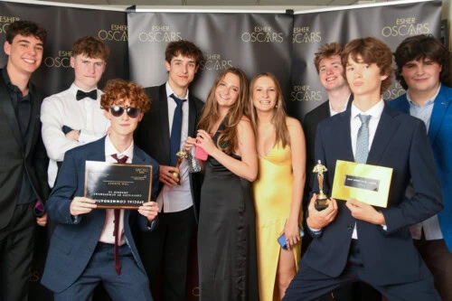 Student winners at the Esher oscars