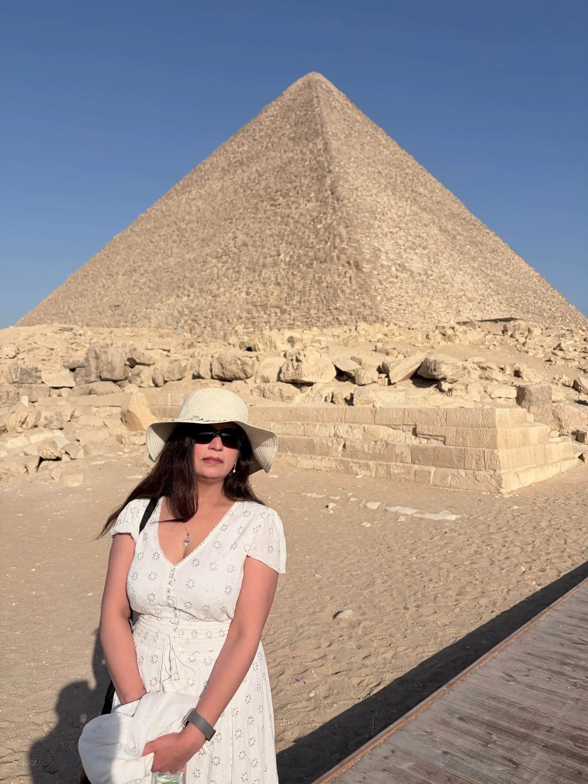 Seema visiting Egypt
